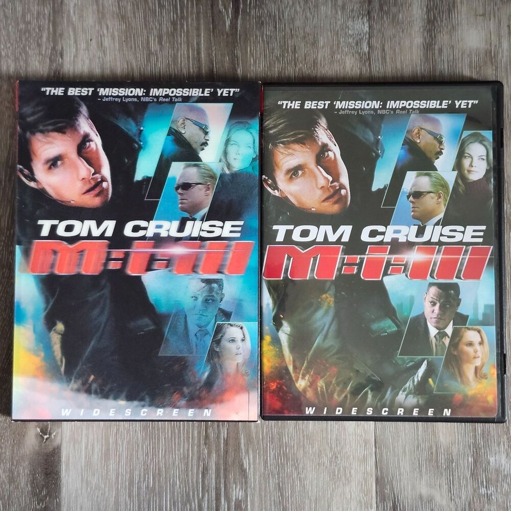 Mission Impossible III 3 DVD 2006 Paramount Tom Cruise Lenticular Sleeve